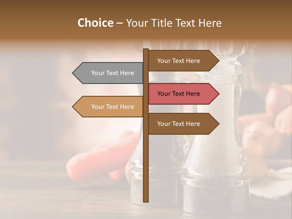 Spicy Pepper Mill Crude Oil PowerPoint Template