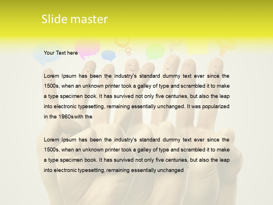 Media Emotion Beautiful PowerPoint Template