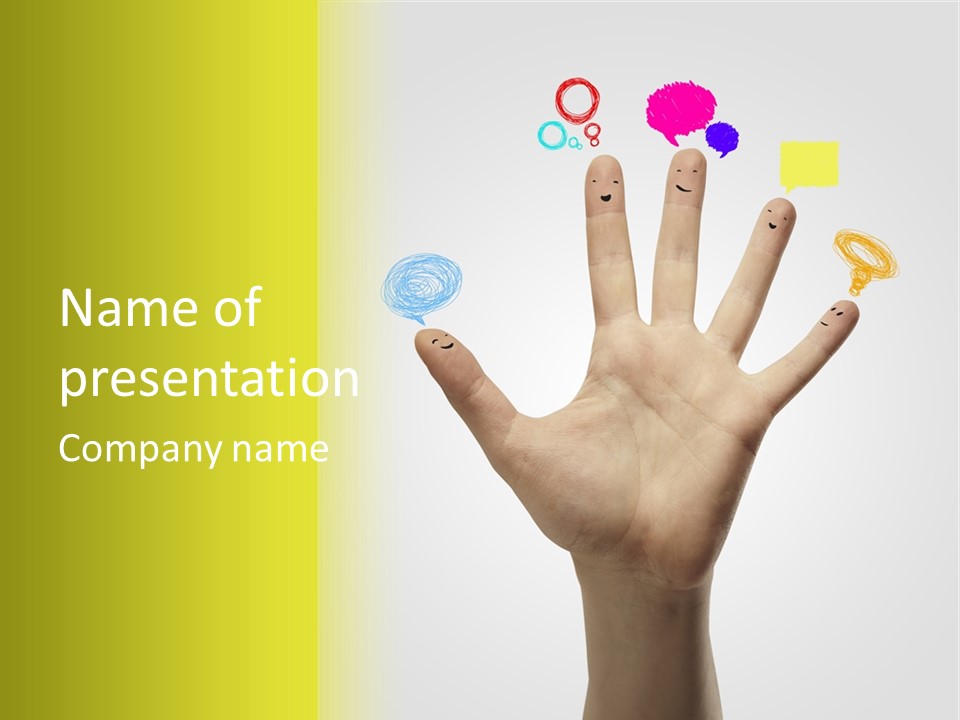 Symbol Messenger Friendly PowerPoint Template