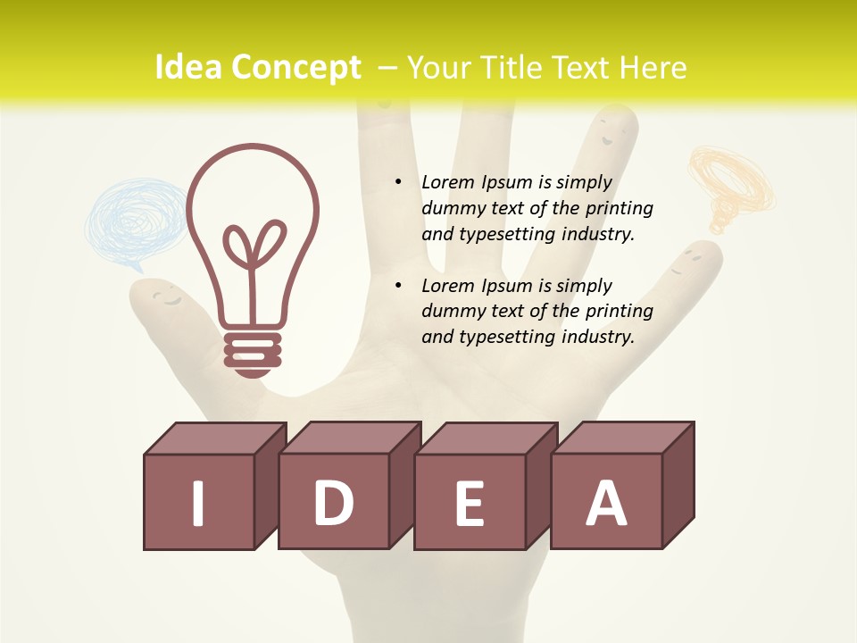 Symbol Messenger Friendly PowerPoint Template