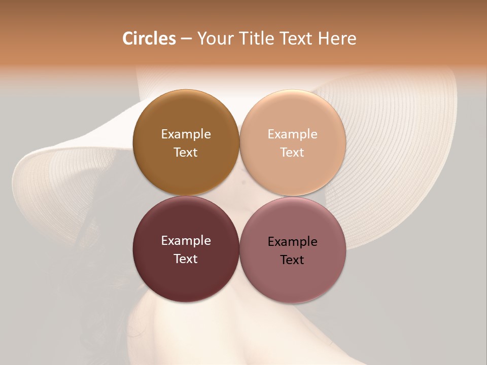 Retro White Female PowerPoint Template