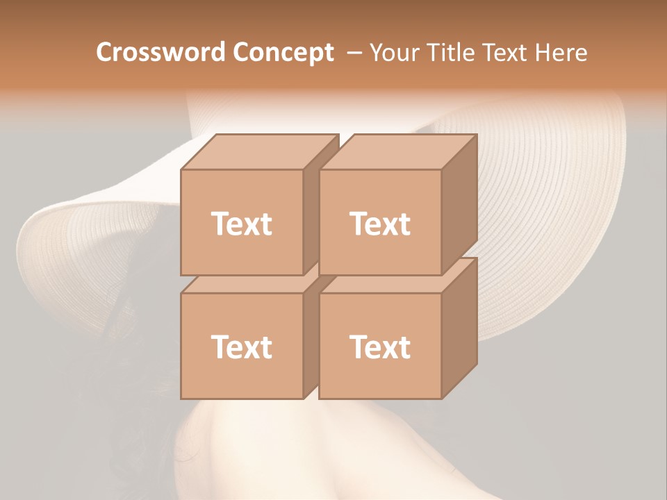 Retro White Female PowerPoint Template