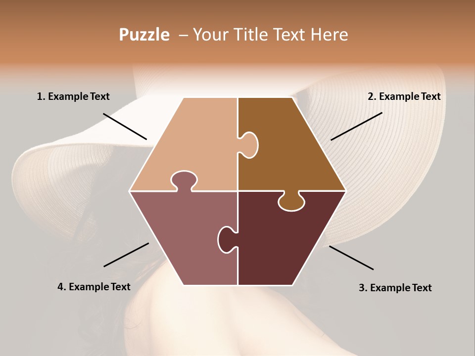 Retro White Female PowerPoint Template