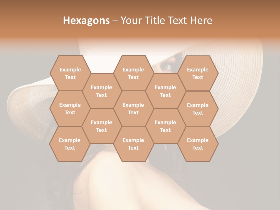 Retro White Female PowerPoint Template