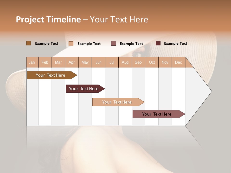 Retro White Female PowerPoint Template