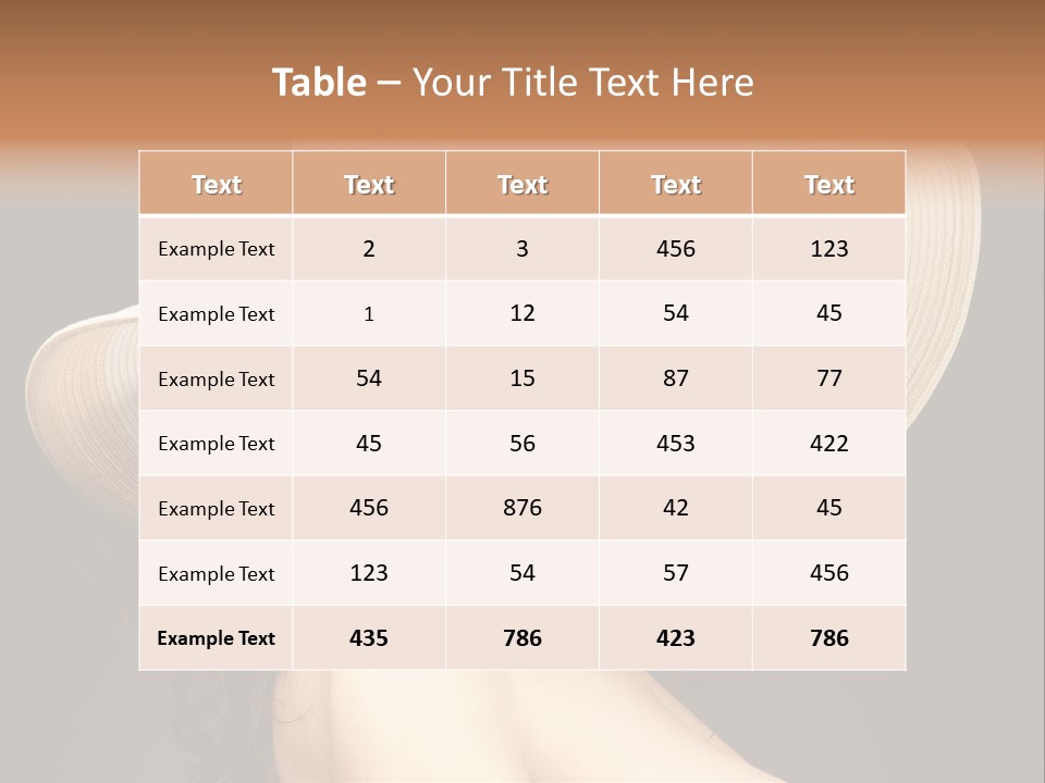 Retro White Female PowerPoint Template