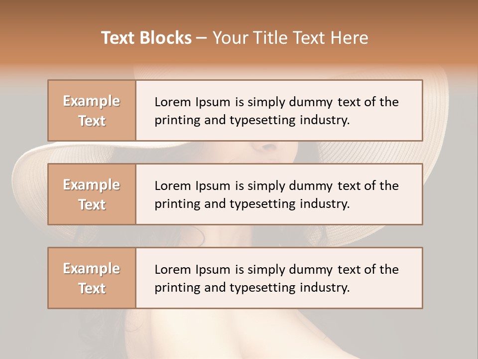 Retro White Female PowerPoint Template