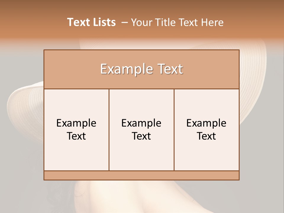 Retro White Female PowerPoint Template