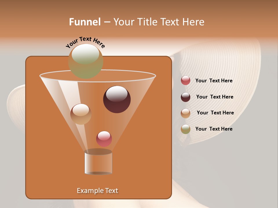 Retro White Female PowerPoint Template