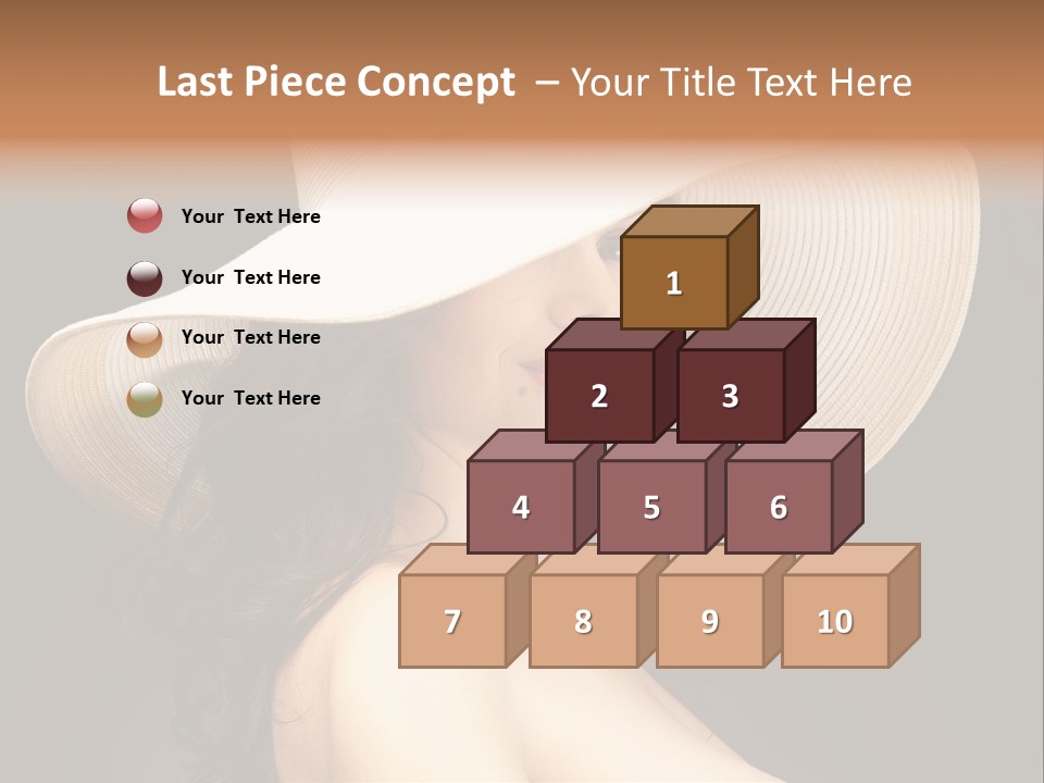 Retro White Female PowerPoint Template