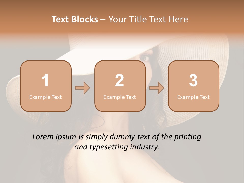 Retro White Female PowerPoint Template