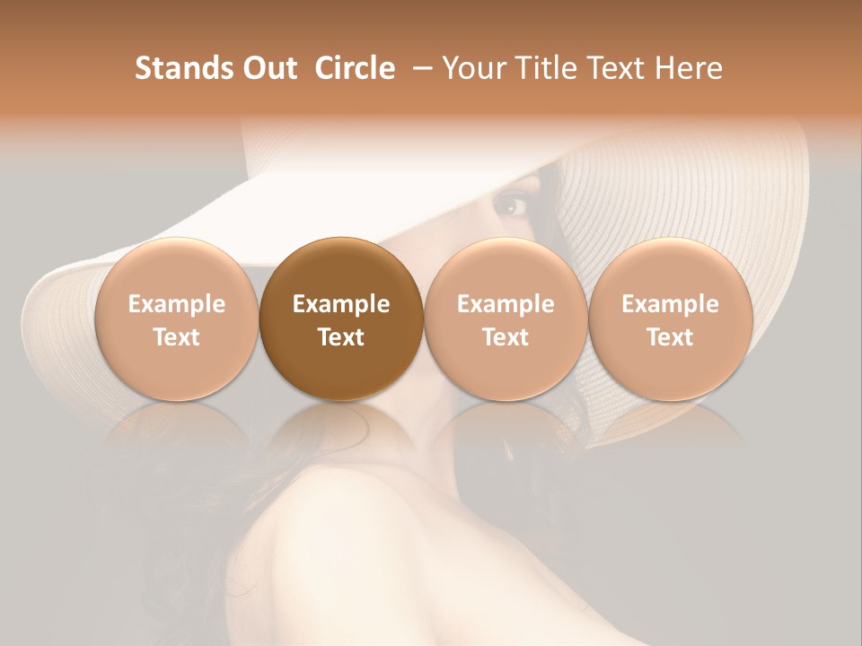 Retro White Female PowerPoint Template