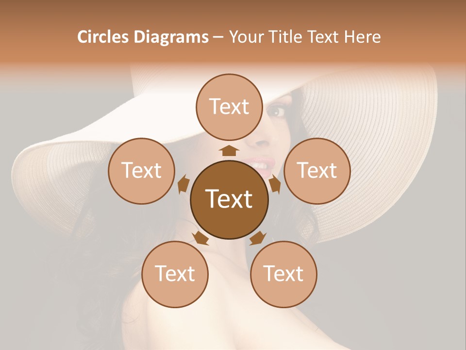 Retro White Female PowerPoint Template