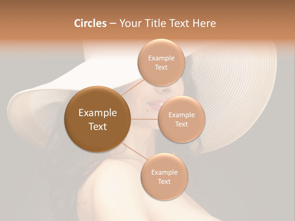 Retro White Female PowerPoint Template