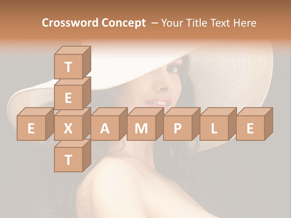 Retro White Female PowerPoint Template