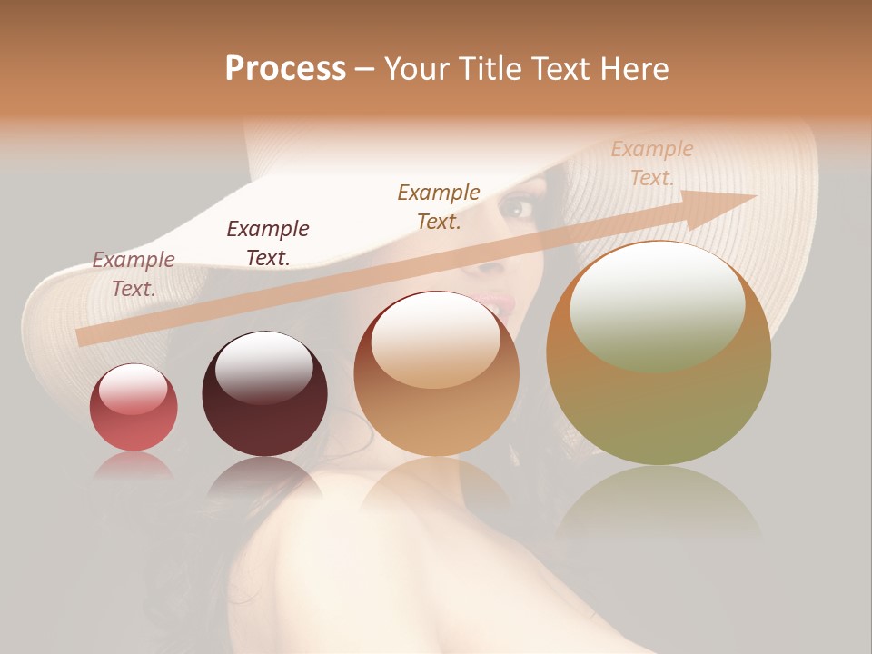 Retro White Female PowerPoint Template