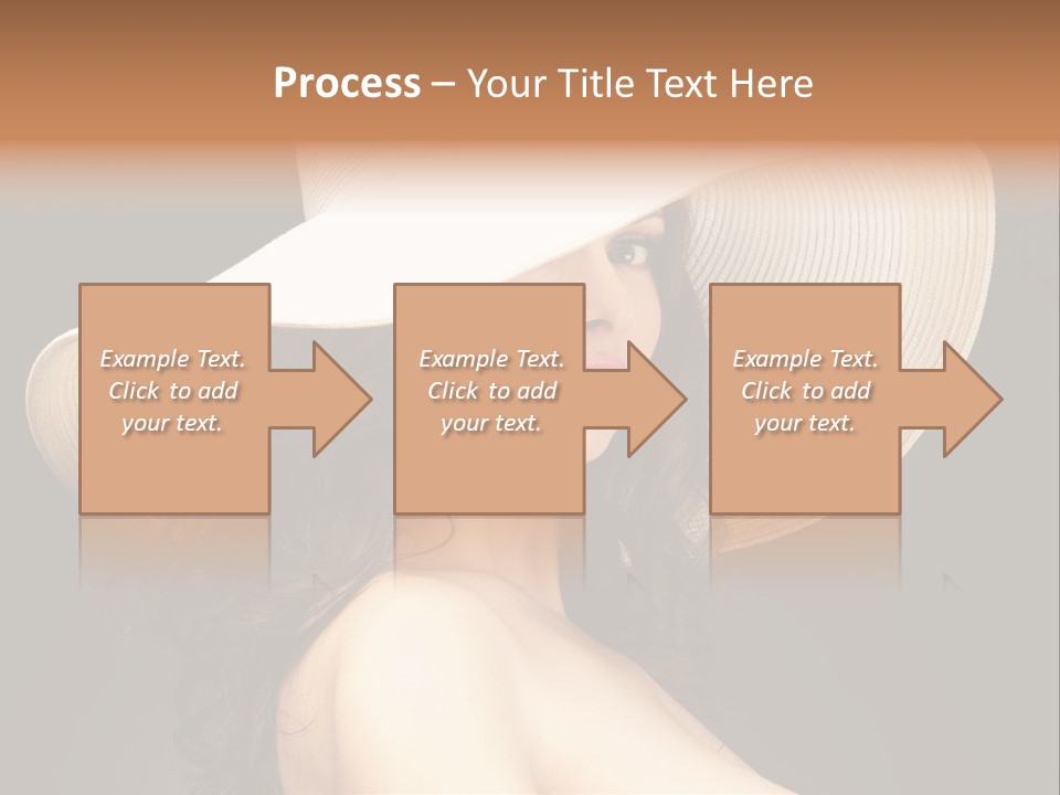 Retro White Female PowerPoint Template
