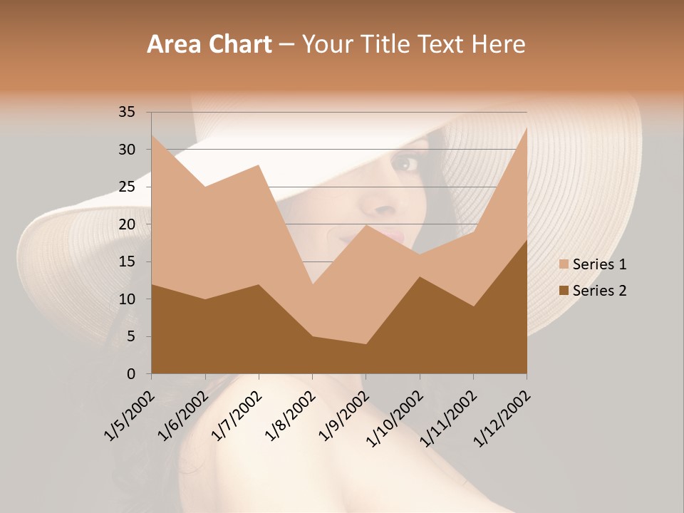 Retro White Female PowerPoint Template