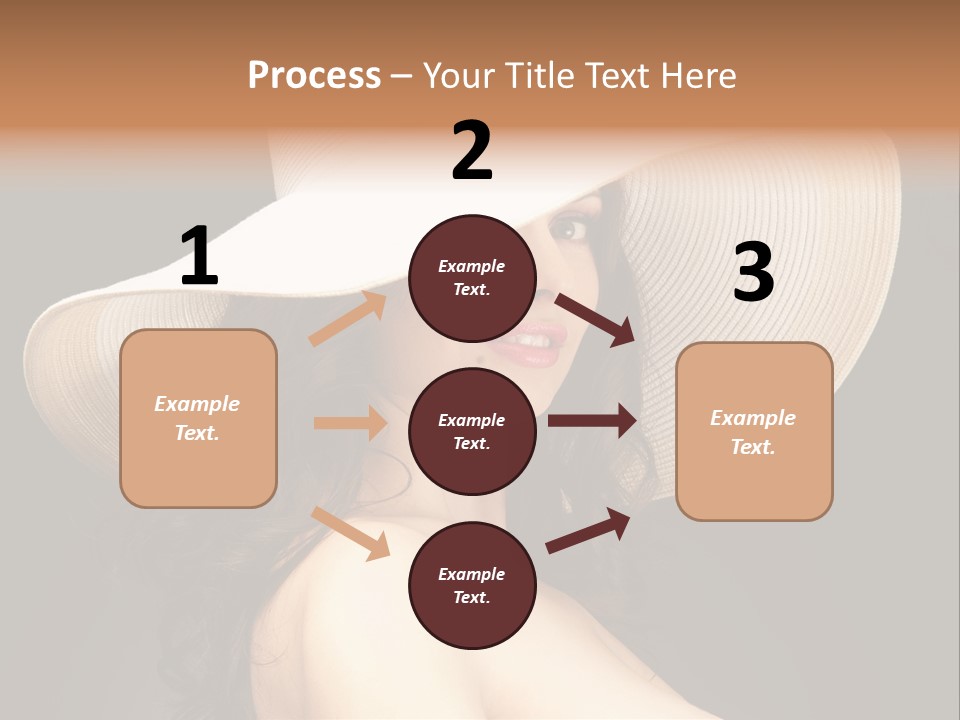 Retro White Female PowerPoint Template