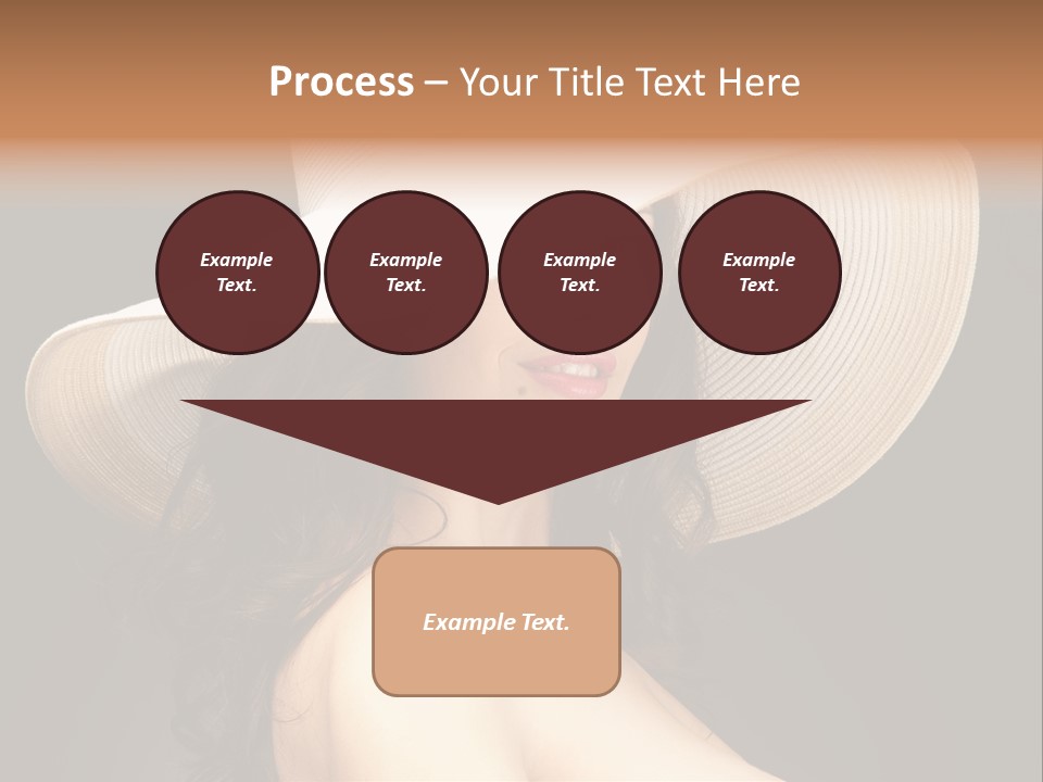 Retro White Female PowerPoint Template