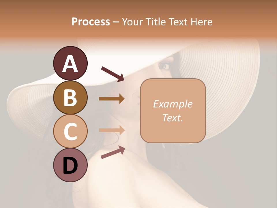 Retro White Female PowerPoint Template