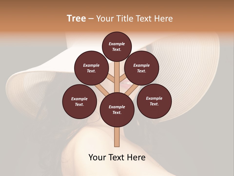 Retro White Female PowerPoint Template