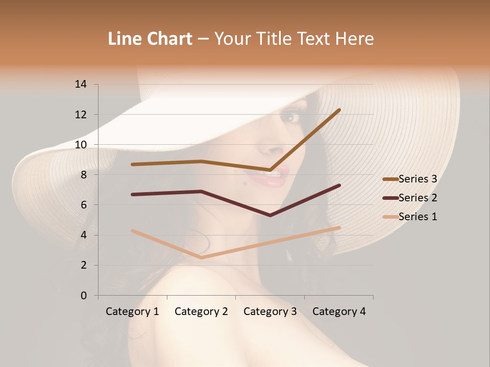 Retro White Female PowerPoint Template