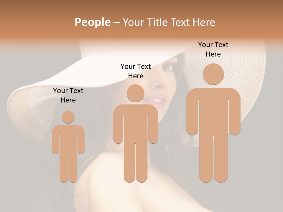 Retro White Female PowerPoint Template