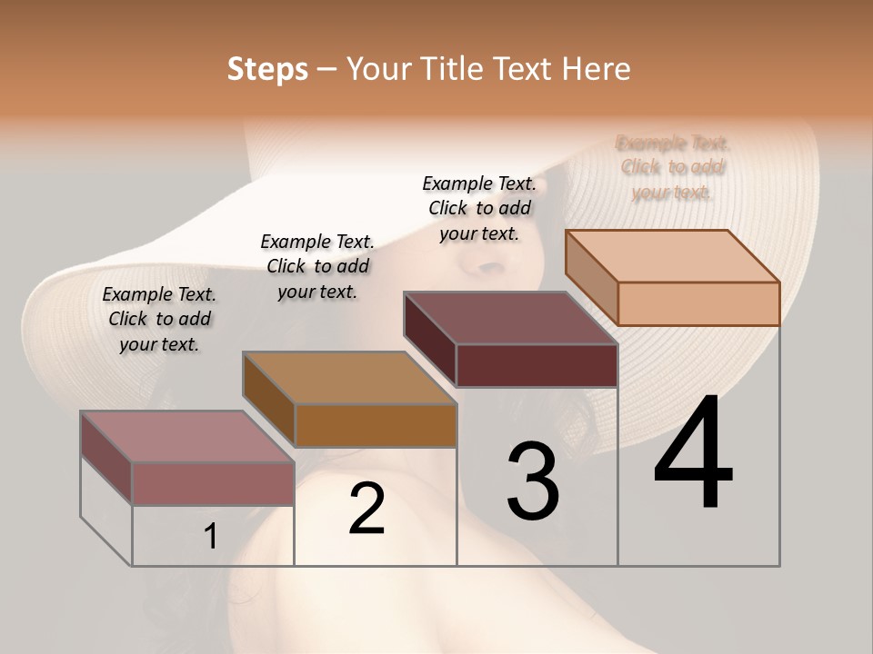 Retro White Female PowerPoint Template