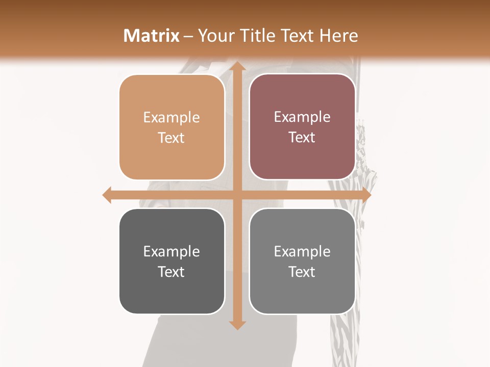 Sexy Rain Stand PowerPoint Template