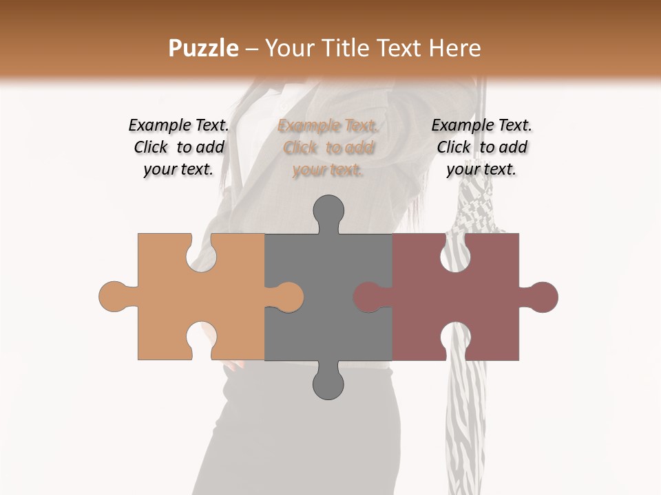 Sexy Rain Stand PowerPoint Template