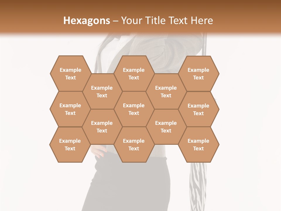 Sexy Rain Stand PowerPoint Template