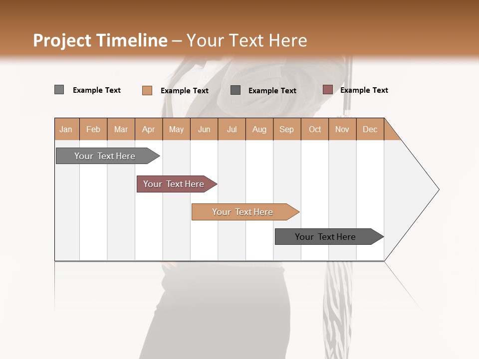 Sexy Rain Stand PowerPoint Template