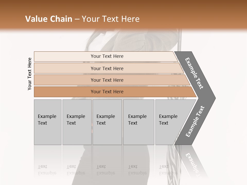 Sexy Rain Stand PowerPoint Template