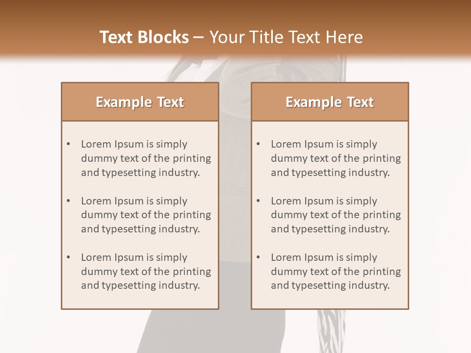 Sexy Rain Stand PowerPoint Template