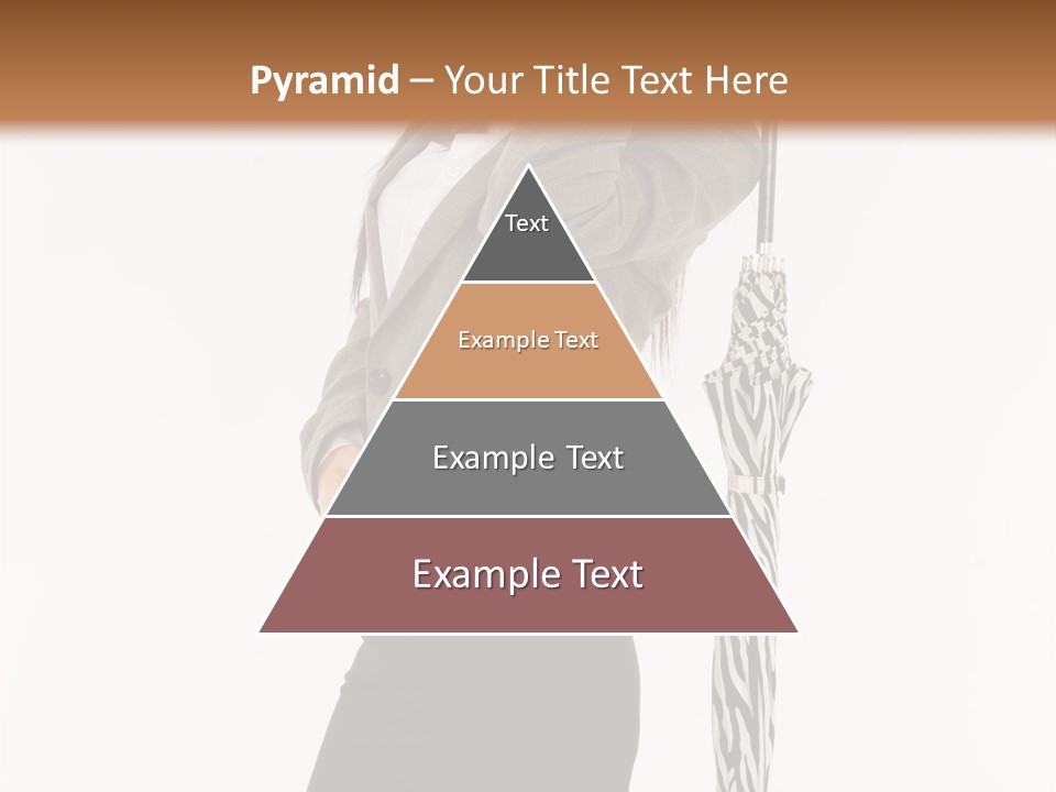 Sexy Rain Stand PowerPoint Template