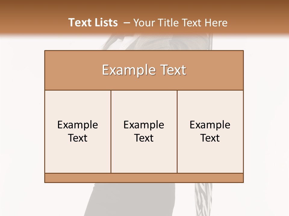 Sexy Rain Stand PowerPoint Template