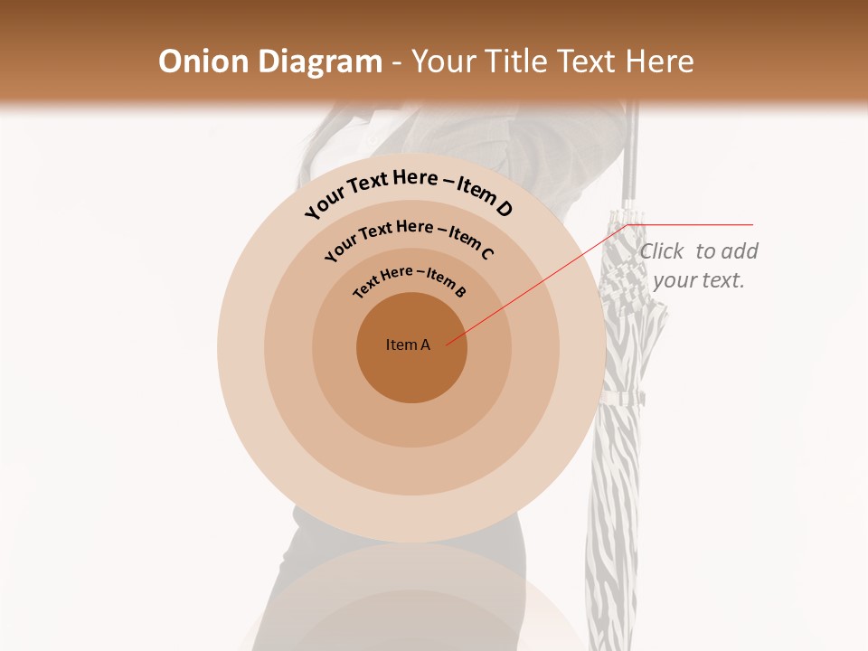 Sexy Rain Stand PowerPoint Template