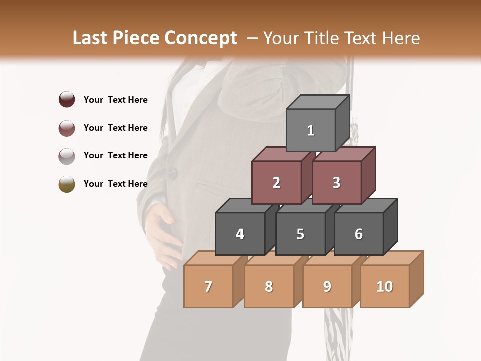 Sexy Rain Stand PowerPoint Template