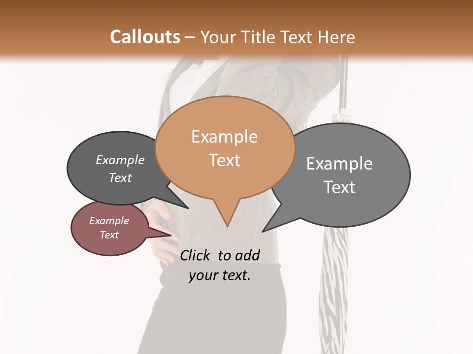 Sexy Rain Stand PowerPoint Template