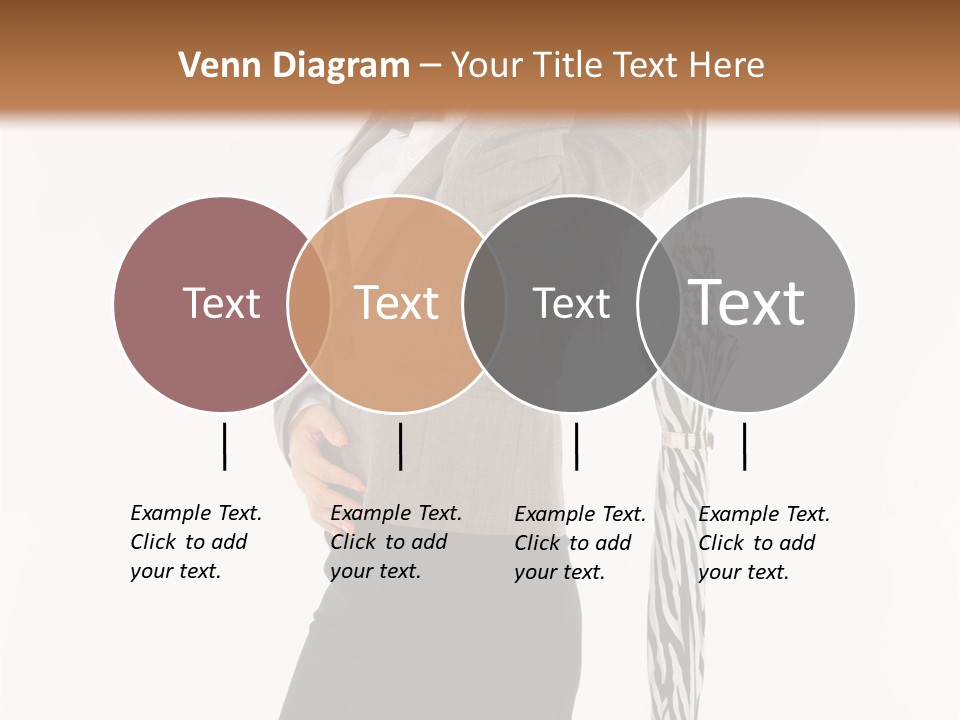 Sexy Rain Stand PowerPoint Template