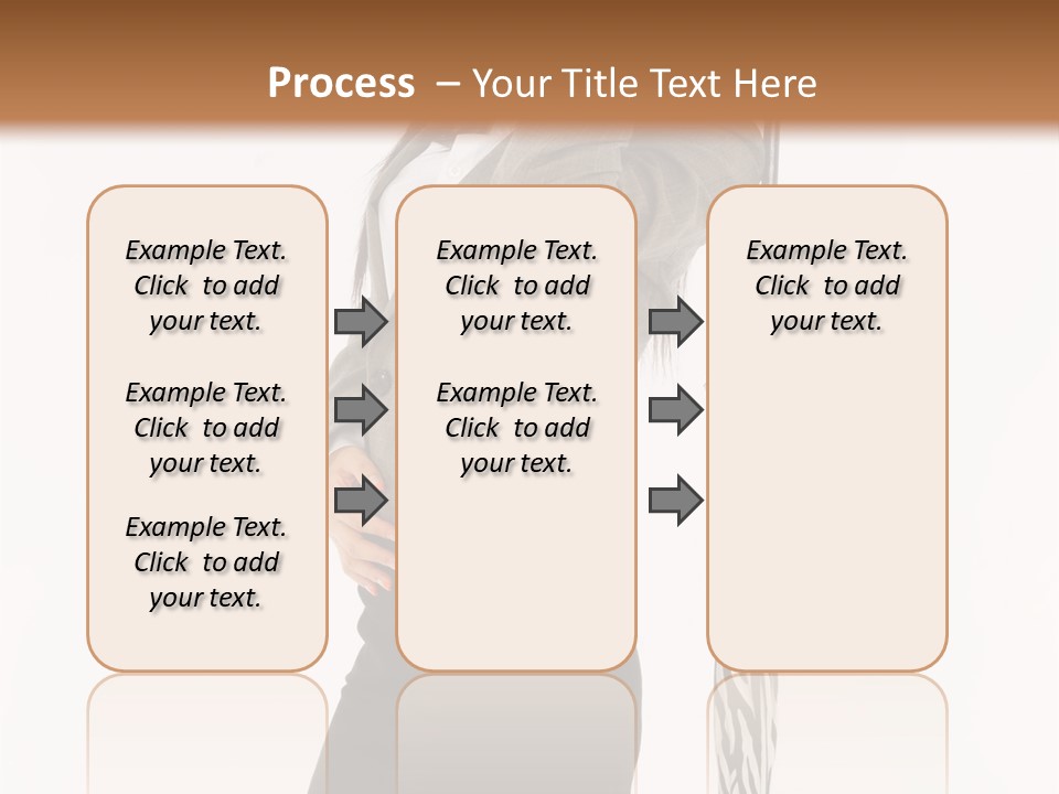 Sexy Rain Stand PowerPoint Template