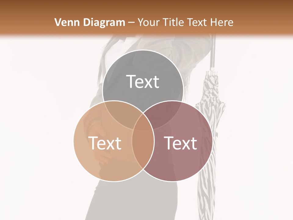 Sexy Rain Stand PowerPoint Template