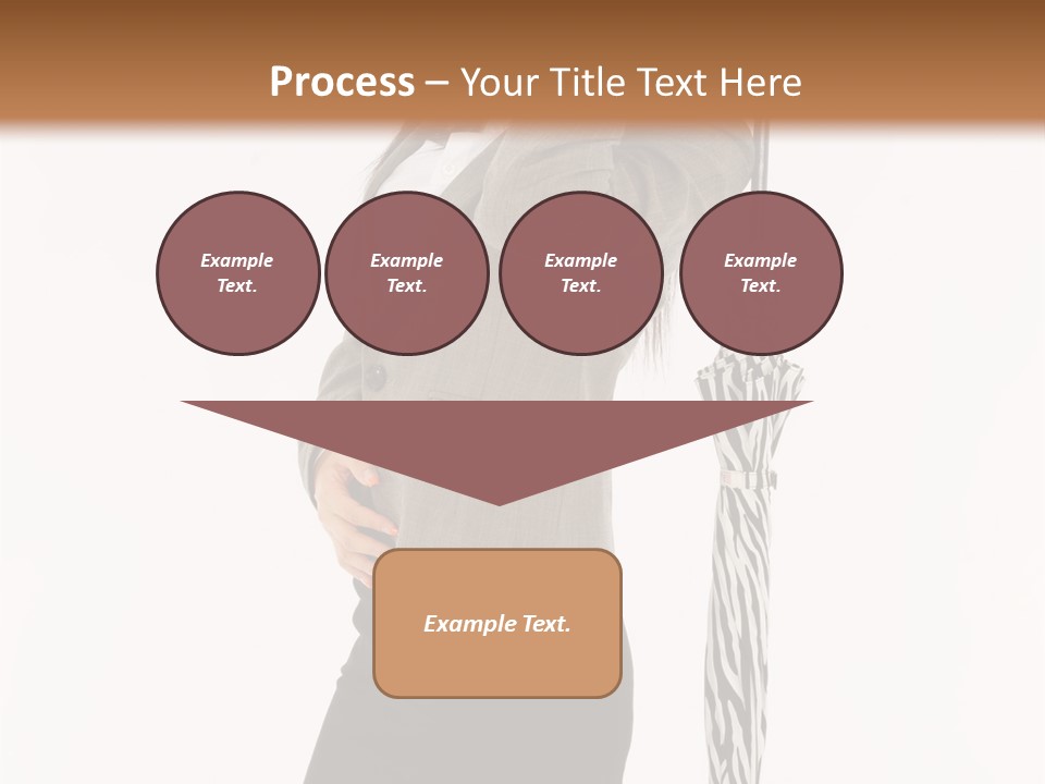 Sexy Rain Stand PowerPoint Template