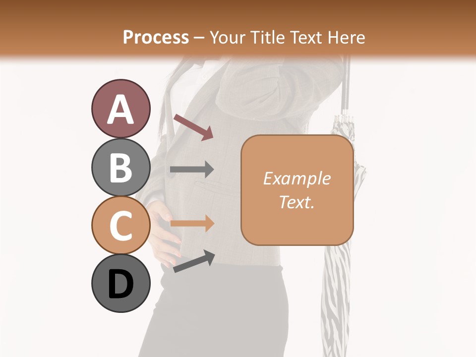 Sexy Rain Stand PowerPoint Template