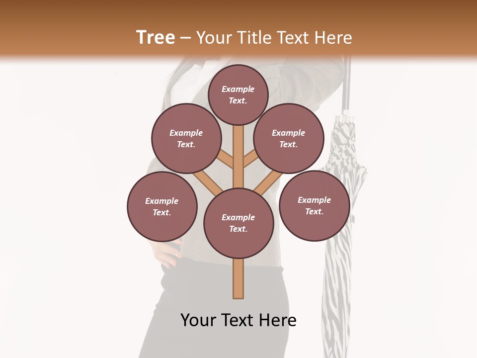 Sexy Rain Stand PowerPoint Template