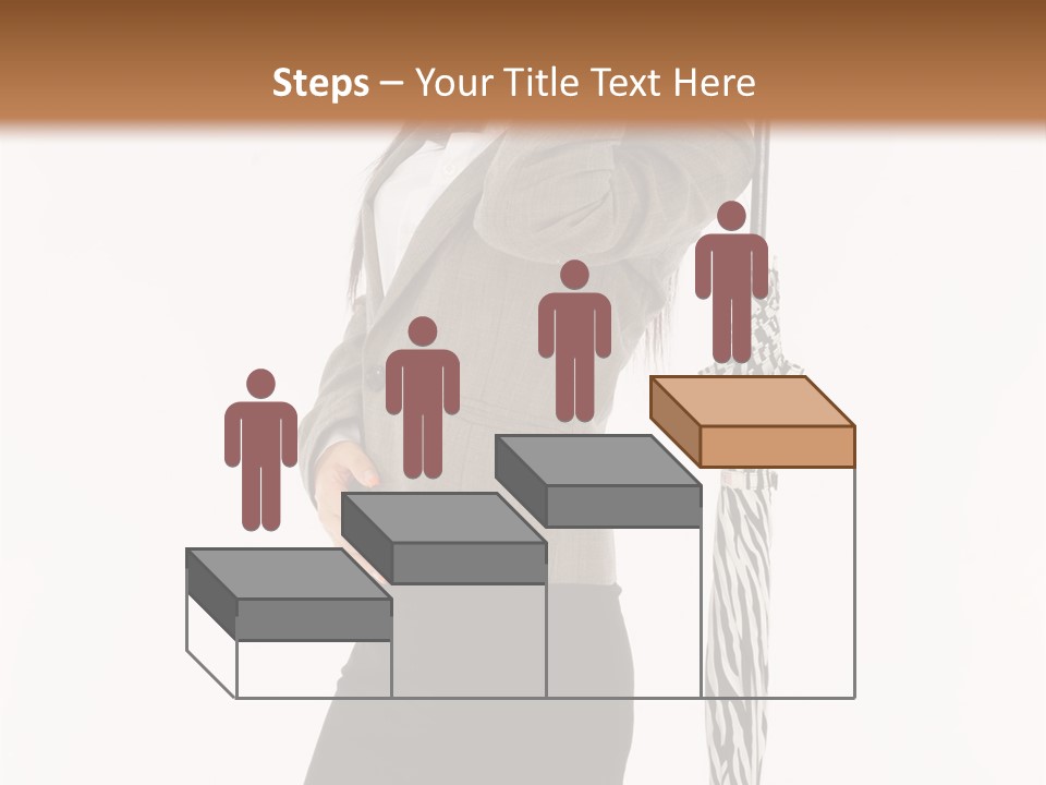 Sexy Rain Stand PowerPoint Template