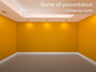 Indoor Interior House PowerPoint Template
