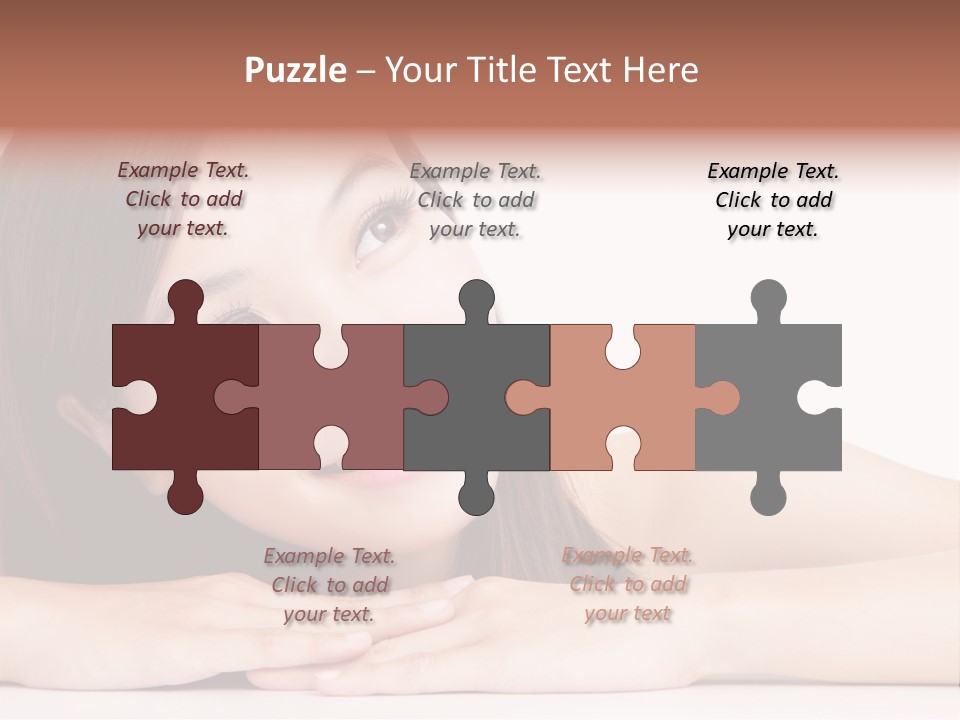 Cute Care Closeup PowerPoint Template