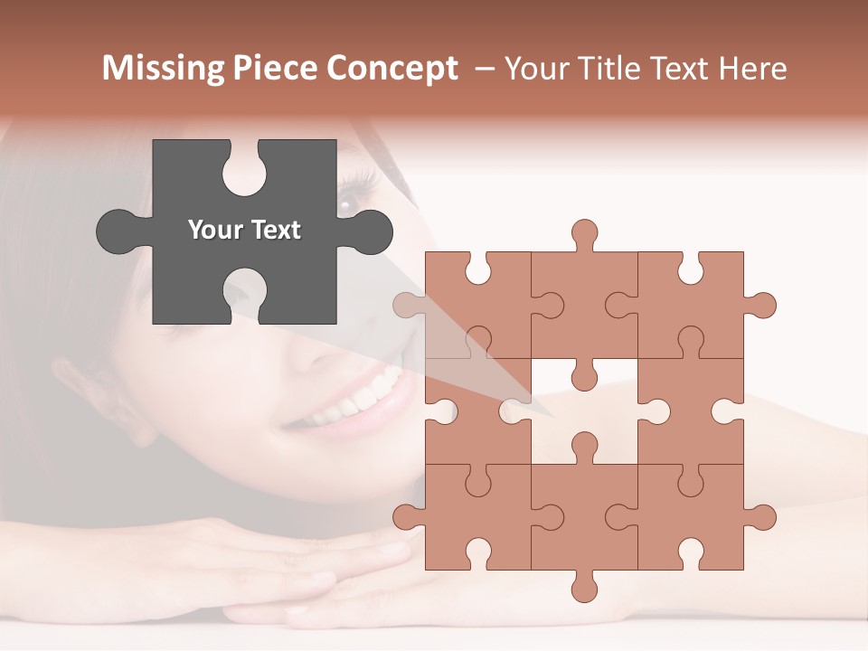 Cute Care Closeup PowerPoint Template